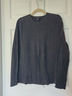 Banana Republic Charcoal Grey Crewneck Long Sleeve Shirt